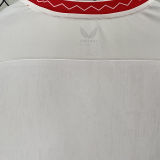 2024/25 Sevilla FC Home White Fans Soccer Jersey
