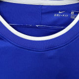 1998 Brazil Away Blue Retro Soccer Jersey
