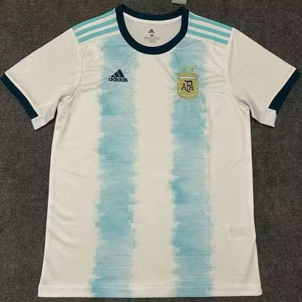 2019 Argentina Home Retro Fans Soccer Jersey