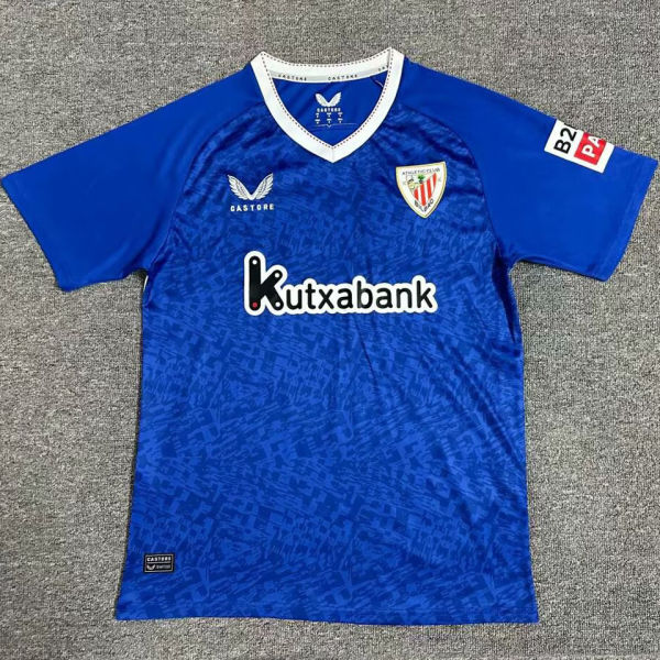 2024/25 Bibao AT Away Blue Fans Soccer Jersey