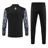 2025 Brazil Black Kids Sweater Tracksuit