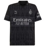 2023/24 AC Milan x PUMA x Pleasures 4Th Black Player Version Jersey