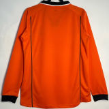 1998 NL Home Orange Long Sleeve Retro Soccer Jersey
