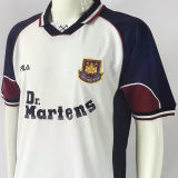 1999-2001 West Ham Away Retro Soccer Jersey