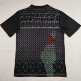 2024 Palestine Black Retro Style Fans Soccer Jersey