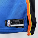 2024 KC Thunder HOLMGREN #7 Black NBA Jersey