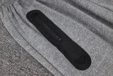 2024/25 Brazil Grey Hoody Zipper Jacket Tracksuit