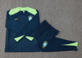 2024/25 Brazil Sapphire Blue Sweater Tracksuit