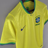2022/23 Brazil Home Yellow Women Soccer Jersey