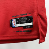 2025 Miami Heat JAMES #6 Red City Edition NBA Jerseys 热压