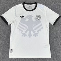 2025/26 Germany 125Th Special Edition White Fans Jersey 胸前有暗纹