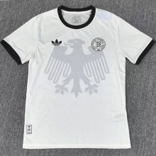 2025/26 Germany 125Th Special Edition White Fans Jersey 胸前有暗纹