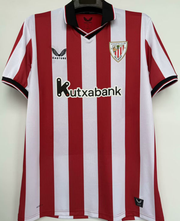2025/26 Bilbao AT 1:1 Quality Home Fans Soccer Jersey