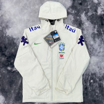 2025 Brazil Velvet Thickened warm White Outdoor Jacket #103加绒冲锋衣