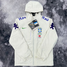 2025 Brazil Velvet Thickened warm White Outdoor Jacket #103加绒冲锋衣
