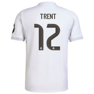 TRENT #12 RM Home 1:1 Quality White Fans Soccer Jersey 2025/26 ★★