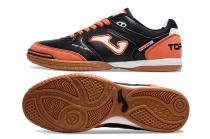 25 Year New Indoor Five-a-side Genuine Leather Football Shoes Flat Bottom IC Wood Floor Cement Floor Shock Absorbent Wear resistant Anti slip Men's Football Shoes