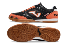 25 Year New Indoor Five-a-side Genuine Leather Football Shoes Flat Bottom IC Wood Floor Cement Floor Shock Absorbent Wear resistant Anti slip Men's Football Shoes