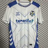 2025/26 Tenerife Home White Fans Soccer Jersey