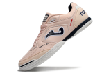 25 year new indoor five-a-side genuine leather football shoes, suitable for men's competition training, anti slip and wear-resistant TOP FLEX