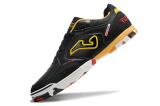 25 Year New Indoor Five-a-side Genuine Leather Football Shoes Flat Bottom IC Wood Floor Cement Floor Shock Absorbent Wear resistant Anti slip Men's Football Shoes