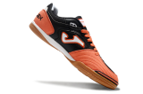 25 Year New Indoor Five-a-side Genuine Leather Football Shoes Flat Bottom IC Wood Floor Cement Floor Shock Absorbent Wear resistant Anti slip Men's Football Shoes