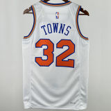 2025 NY Knicks TOWNS #32 White City Edition NBA Jerseys