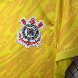 2024/25 Corinthians Yellow Goalkeeper Soccer Jersey