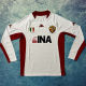 2001/02 Roma Away White Long Sleeve Retro Soccer Jersey