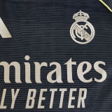 2025/26 RM Away Black Player Version Kids Soccer Jersey 球员版童装