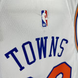 2025 NY Knicks TOWNS #32 White City Edition NBA Jerseys