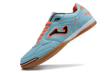 25 Year New Indoor Five-a-side Genuine Leather Football Shoes Flat Bottom IC Wood Floor Cement Floor Shock Absorbent Wear resistant Anti slip Men's Football Shoes