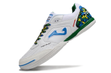 25 year new indoor five-a-side genuine leather football shoes, suitable for men's competition training, anti slip and wear-resistant TOP FLEX