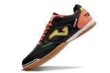 25 Year New Indoor Five-a-side Genuine Leather Football Shoes Flat Bottom IC Wood Floor Cement Floor Shock Absorbent Wear resistant Anti slip Men's Football Shoes