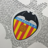2009 Valencia Home White Retro Soccer Jersey