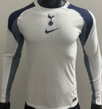 2025/26 TH FC Home White Player Version Long Sleeve Soccer Jersey