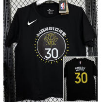 2025 Warriors CURRY #30 Black High Quality Casual T-Shirt   T177
