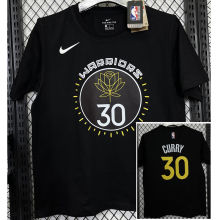 2025 Warriors CURRY #30 Black High Quality Casual T-Shirt   T177