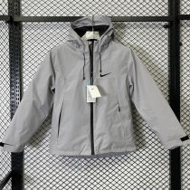 2025 NK Cotton Thickened Warm Grey Outdoor Jacket #A801加棉冲锋衣