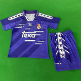 1994/96 RM Away Blue Retro Kids Soccer Jersey