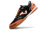 25 Year New Indoor Five-a-side Genuine Leather Football Shoes Flat Bottom IC Wood Floor Cement Floor Shock Absorbent Wear resistant Anti slip Men's Football Shoes