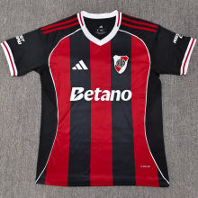 2025/26 River Plate Away Fans Soccer Jersey 带胸前广告