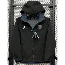 2025 PSG Jordan Black Outdoor Jacket #RK901冲锋衣
