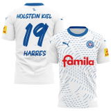 2024/25 Holstein Kiel  Away White Fans Soccer Jersey 荷尔斯泰因基尔 德甲