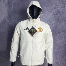 2024/25 M Utd White Windbreaker Y12冲锋衣
