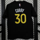 2025 Warriors CURRY #30 Black High Quality Casual T-Shirt   T177