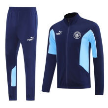2025/26 Man City Sapphire Blue Jacket Tracksuit