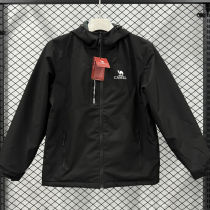 2025 Camel Velvet Thickened warm Black Outdoor Jackets #F6加绒冲锋衣