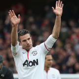 2012/13 M Utd Away White Retro Player Version Soccer Jersey