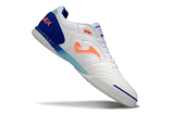 25 year new indoor five-a-side genuine leather football shoes, suitable for men's competition training, anti slip and wear-resistant TOP FLEX
